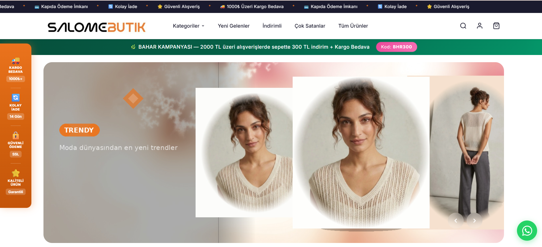 Salome Butik ekran görüntüsü 1