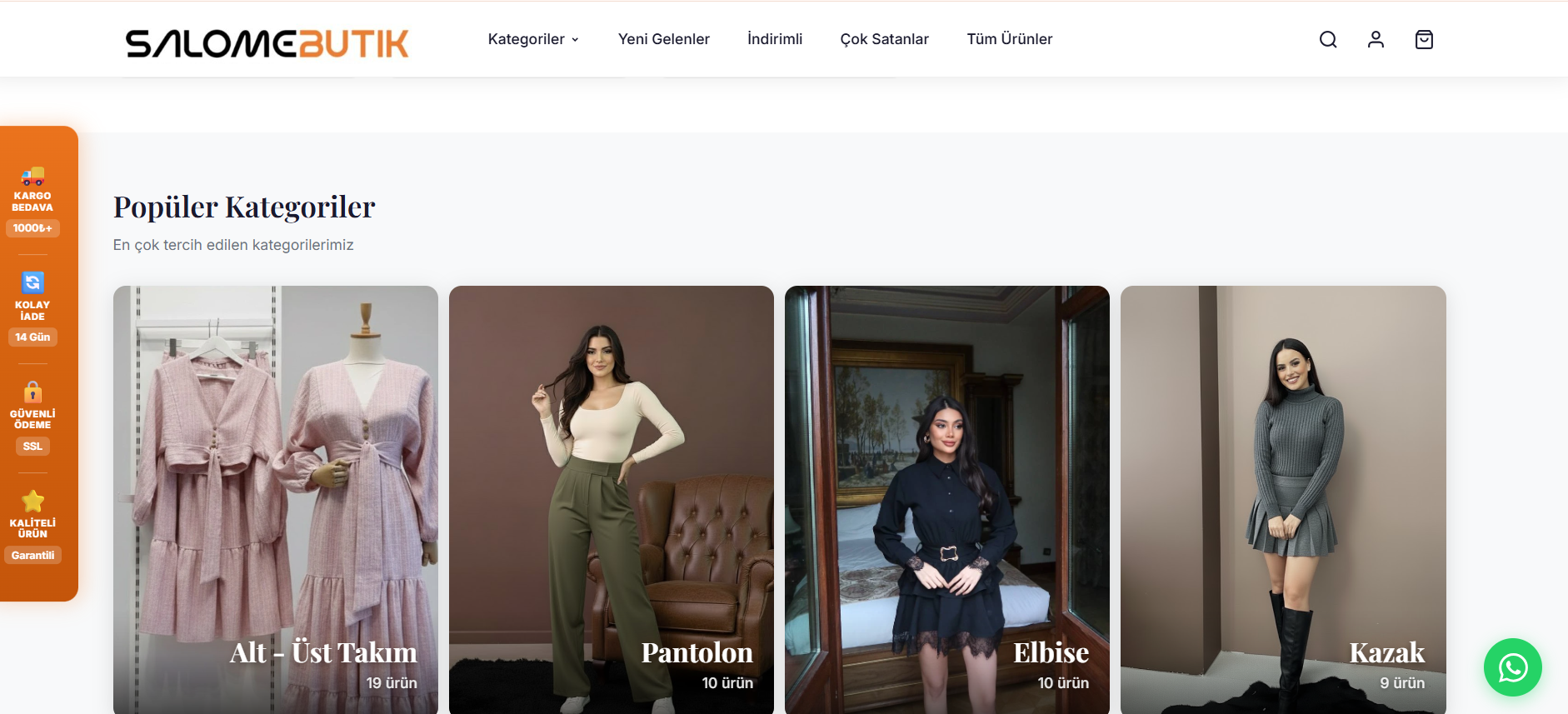 Salome Butik ekran görüntüsü 2