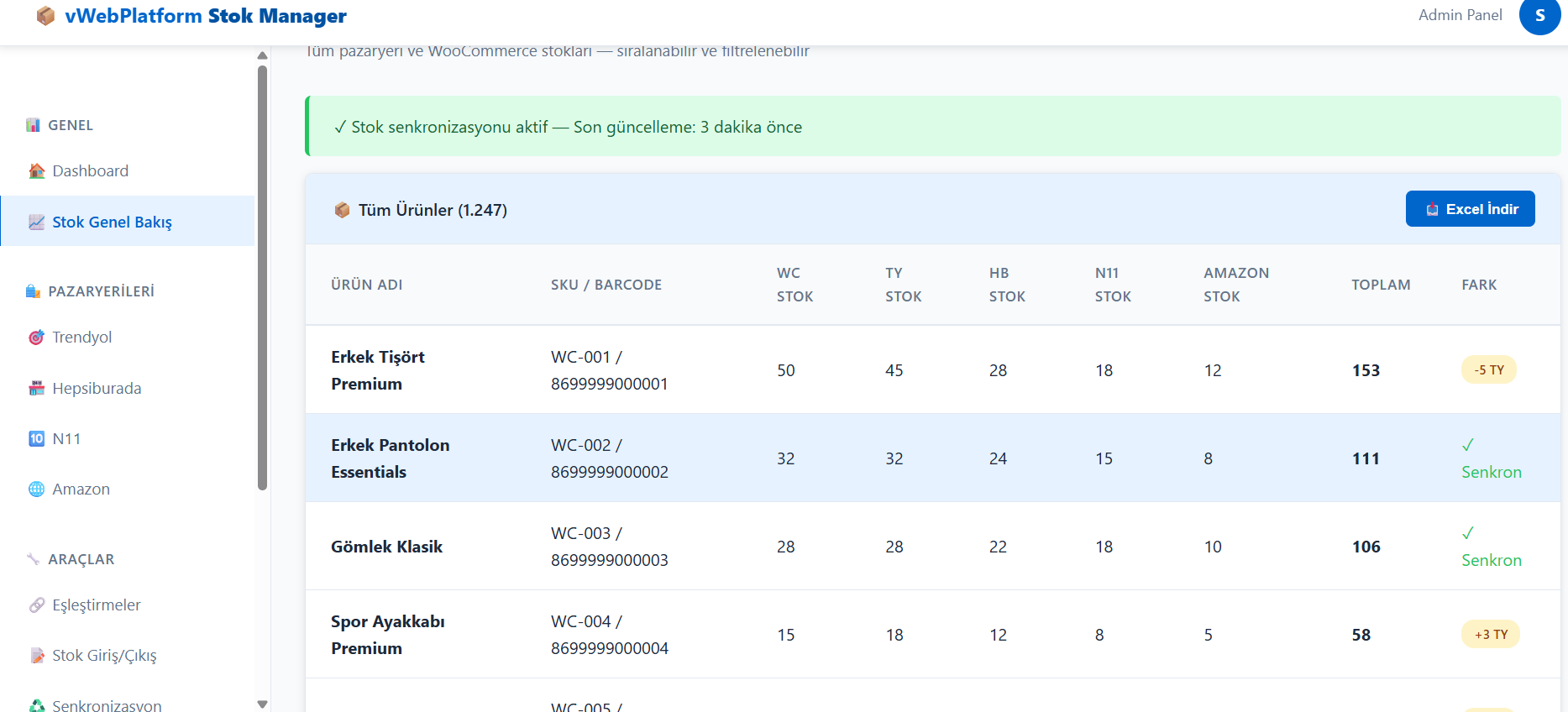 Stok Manager ekran görüntüsü 2